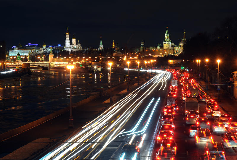 Пробка на дорогах Москвы достигла 9 баллов