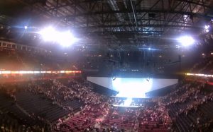 Возникла паника и давка. Фото: Скриншот YouTube