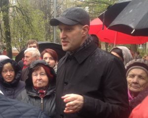 Стихийный митинг за реновацию прошел в поселении Кокошкино. Фото предоставила администрация поселения Кокошкино