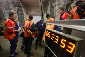 Северный вестибюль станции метро «Новые Черемушки» открыли после прорыва трубы