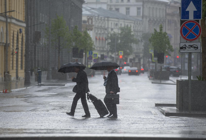 Москвичей предупреждают о сильном дожде и грозе в ближайшие часы. Фото: архив, «Вечерняя Москва»