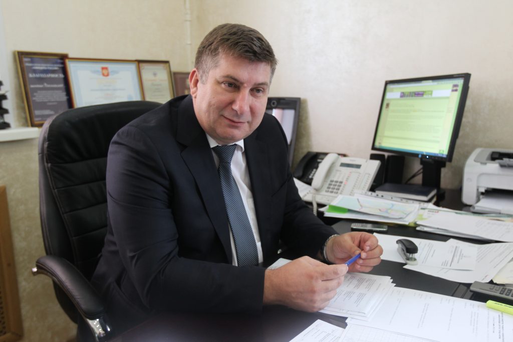 Глава администрации Внуковского Павел Федулкин. Фото: Владимир Смоляков