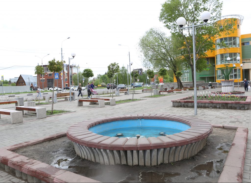 Вместо старого фонтана появится красивый большой пешеходный, разноуровневый и с подсветкой. Фото: администрация городского округа Троицк