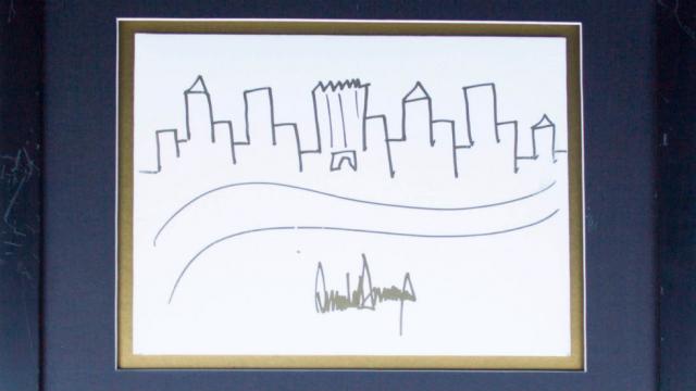 Рисунок Дональда Трампа в США продадут за девять тысяч долларов