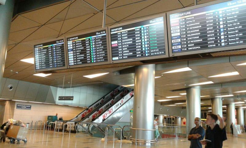 В аэропорту «Шереметьево» задержаны 8 рейсов. Фото: Елена Фролова, "Вечерняя Москва"