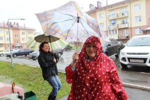 Дожди и ветер пока не покидают Москву. Фото: Владимир Смоляков, «Вечерняя Москва»