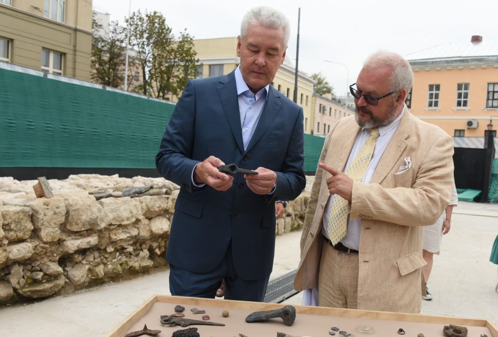 Собянин поручил сохранить археологические памятники, найденные в рамках программы 