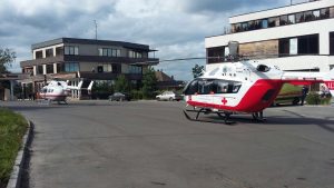 Две девушки выпали с балкона в Троицке. Фото: Московский авиационный центр