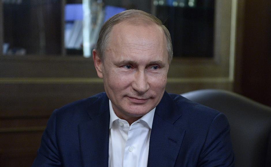 Глава государства и сам периодически выходит на татами. Фото: сайт Кремля
