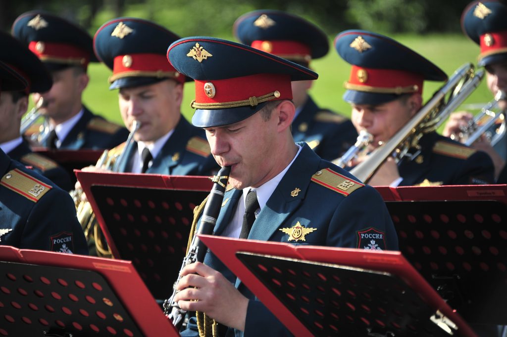 Военные оркестры выступят в парках Москвы 2 сентября. Фото: архив, "Вечерняя Москва"