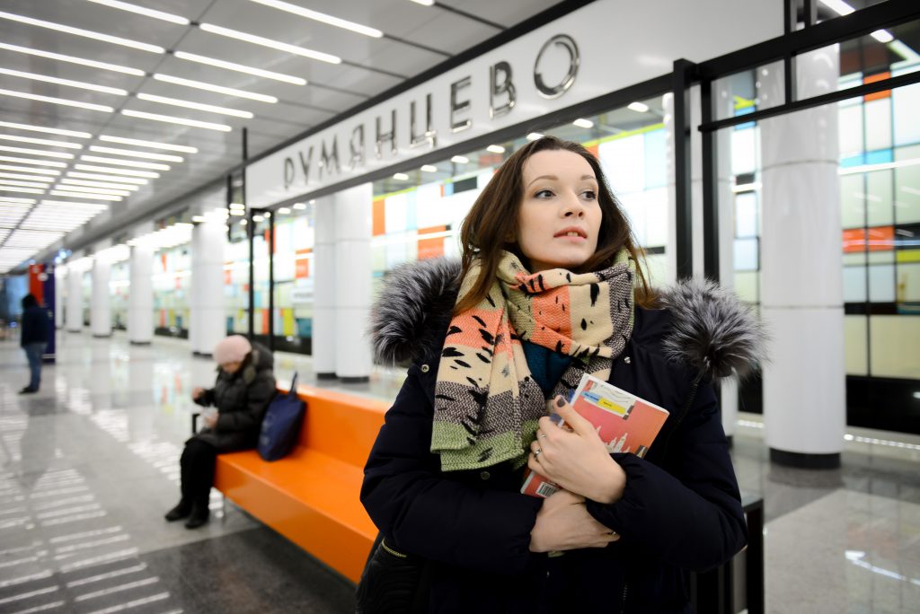 21 января 2016 года. Станция метро «Румянцево» стала первой, открывшейся в ТиНАО. Фото: Наталья Феоктистова