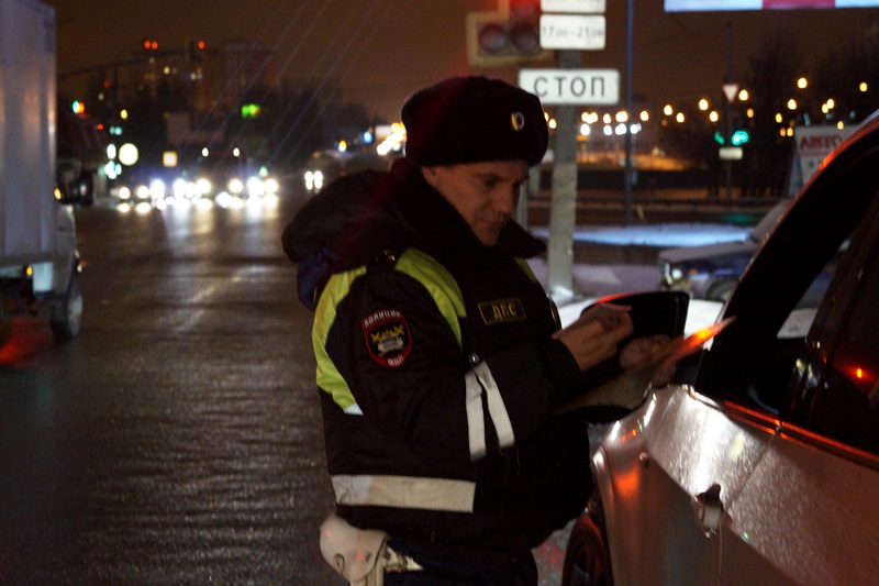 Полицейские Новой Москвы задержали нетрезвого водителя