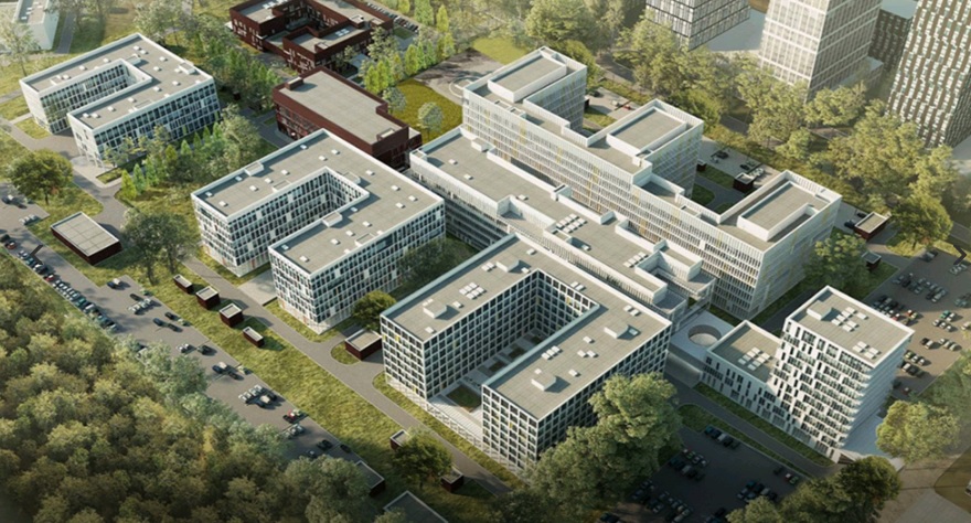 Проект новой больницы. Фото: официальный портал мэра и Правительства Москвы