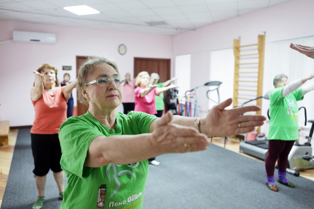 Занятия помогут поддержать форму и поправить здоровье. Фото: Анна Иванцова, «Вечерняя Москва»