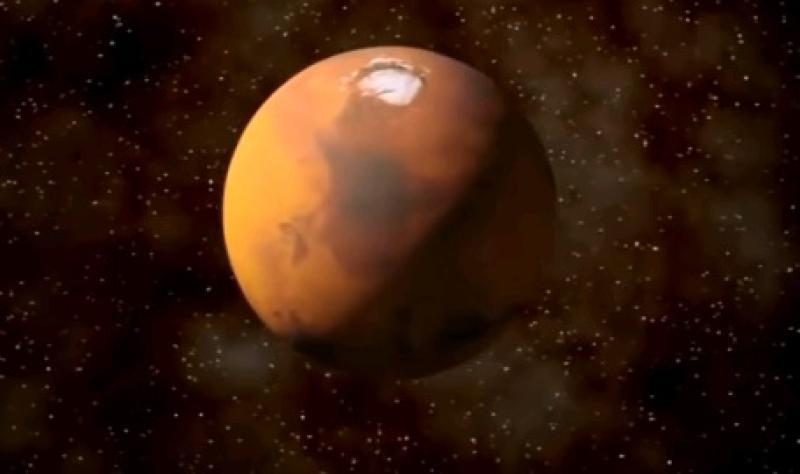 Зонд с чипом будет отправлен на Марс в мае 2018 года. Фото: Скриншот с видео Youtube (https://youtu.be/RkMCAjQ4LLE)