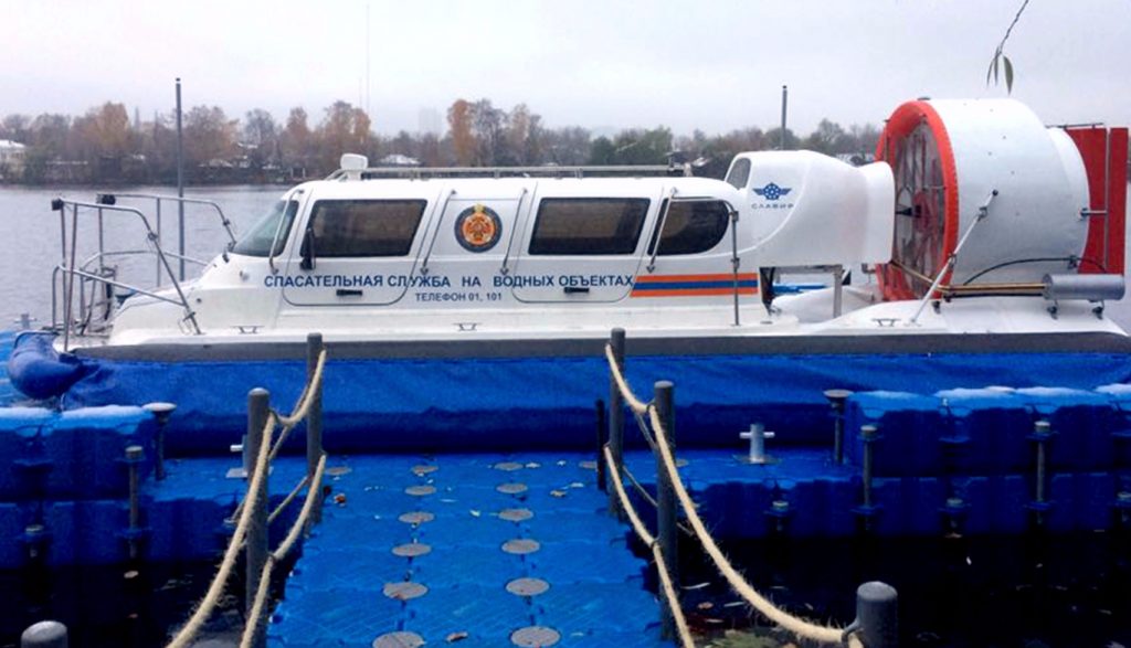 Вездеходы на воздушной подушке начнут патрулировать Москву-реку