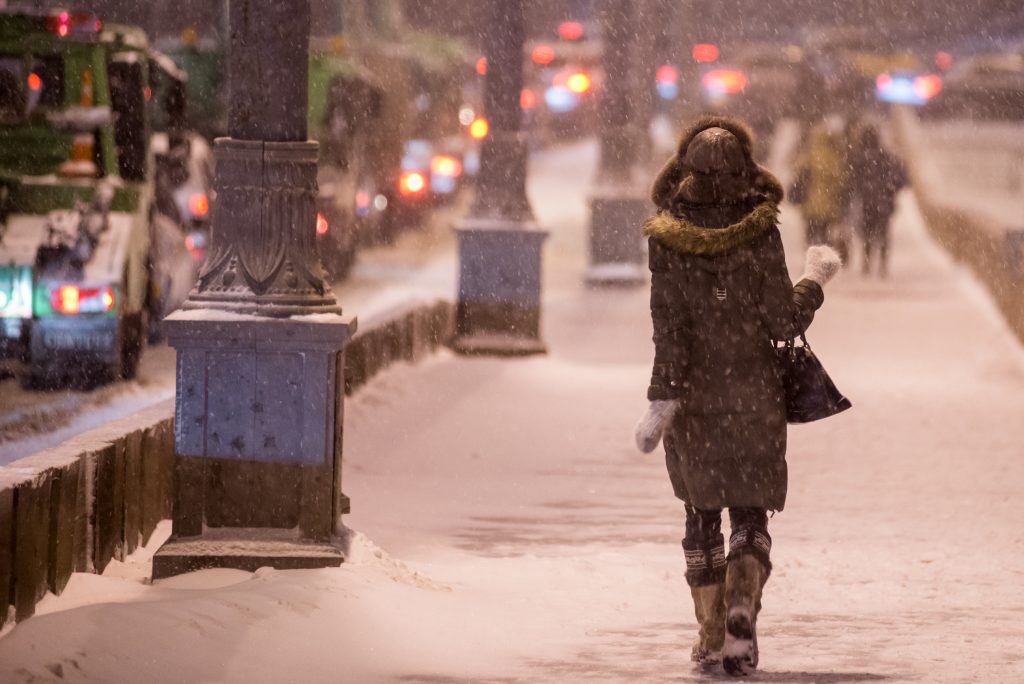 Наибольшего «разгула» холода достигнут в субботу. Фото: Игорь Иванко, «Вечерняя Москва»
