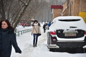 Высота сугробов в Москве достигла 11 сантиметров