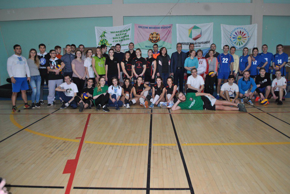 Турнир по волейболу среди представителей Молодежных палат провели в Рязановском