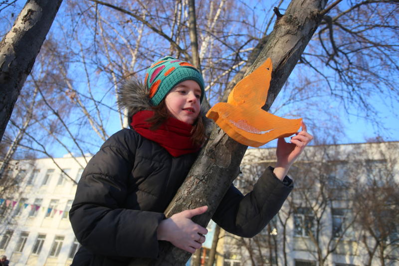 Дети из Кокошкино приняли участие в акции «Покормите птиц зимой»