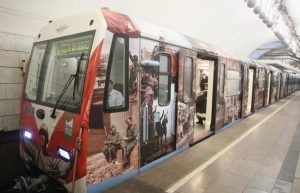 Поезд Победы запустили в метро Москвы