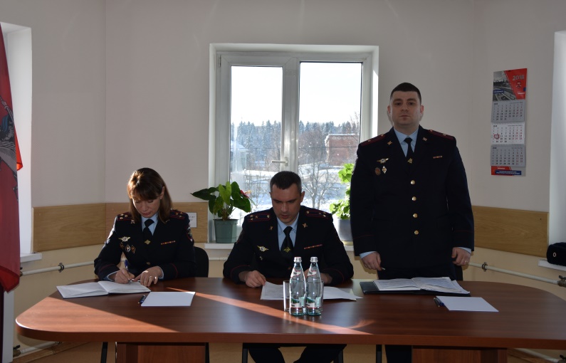 Полицейским представили новых начальников межмуниципальных отделов «Красносельское» и «Куриловское»