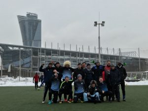 Чемпионом Открытого зимнего турнира по футболу стала команда «Барс» из Внуковского. Фото: ФК «Барс»