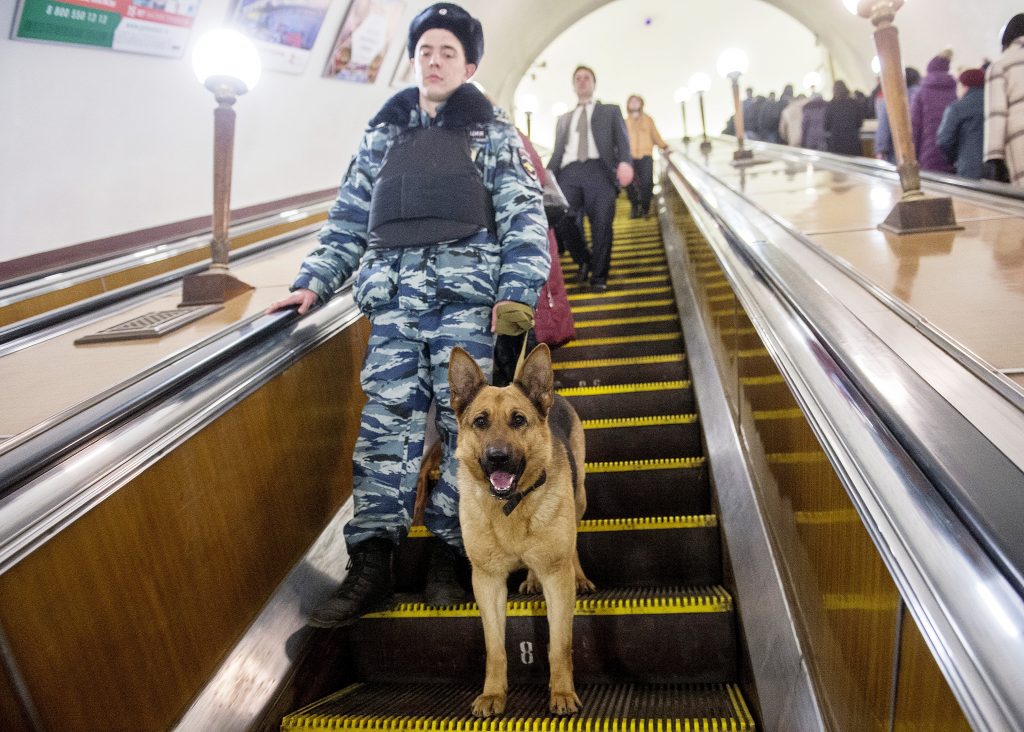 На стражу метро Москвы заступят 45 овчарок
