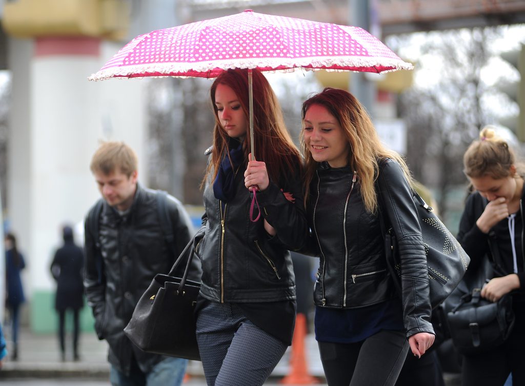 Дожди и тепло придут в Москве в начале апреля