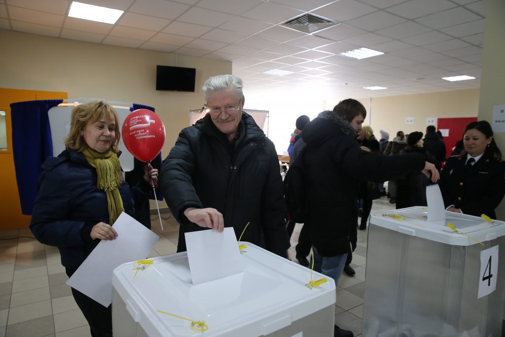 Явка на выборах президента России в Москве превысила 52%