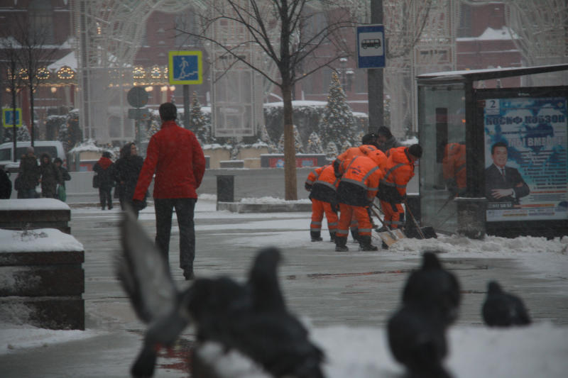Зимними морозами закончится рабочая неделя в Москве