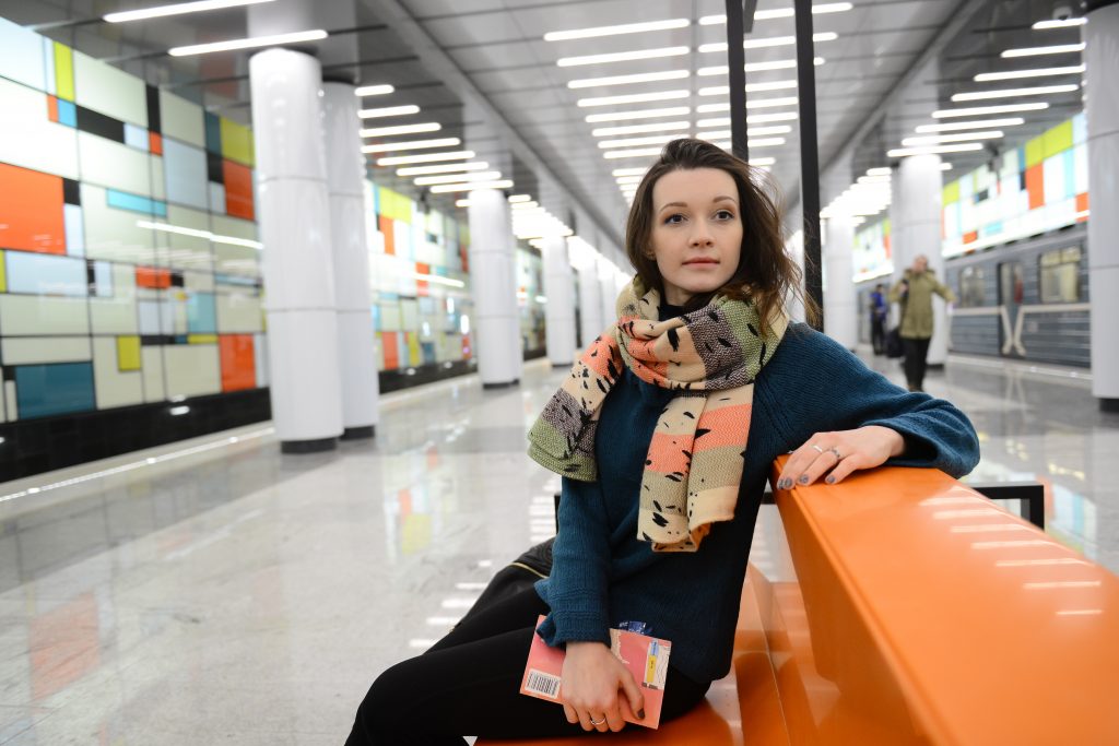 24 января 2016 года Анастасия Трегубова на станции «Румянцево». Фото: архив