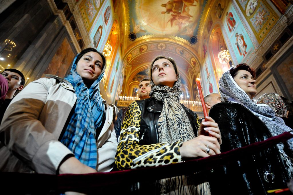 В Москве заявили о миллионе участников богослужений на Пасху