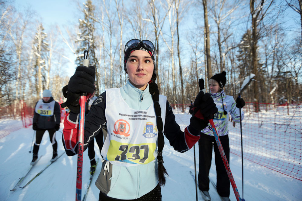 Лыжный марафон в Троицке собрал 40 участников