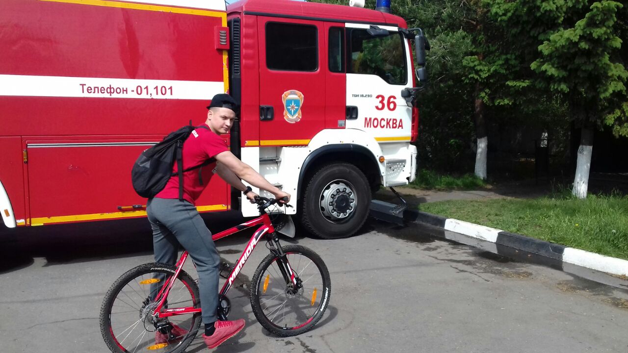 В Акции «На работу на велосипеде!» приняли участие пожарные новой Москвы