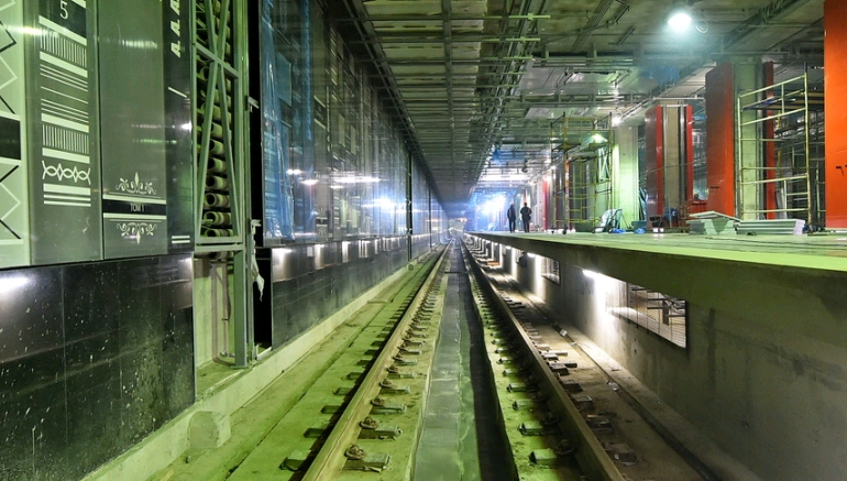 Станцию метро «Рассказовка» подготовили на 98 процентов. Фото: mos.ru