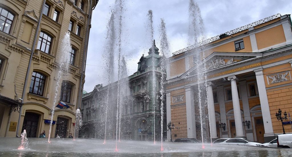 Москва получила пять новых фонтанов