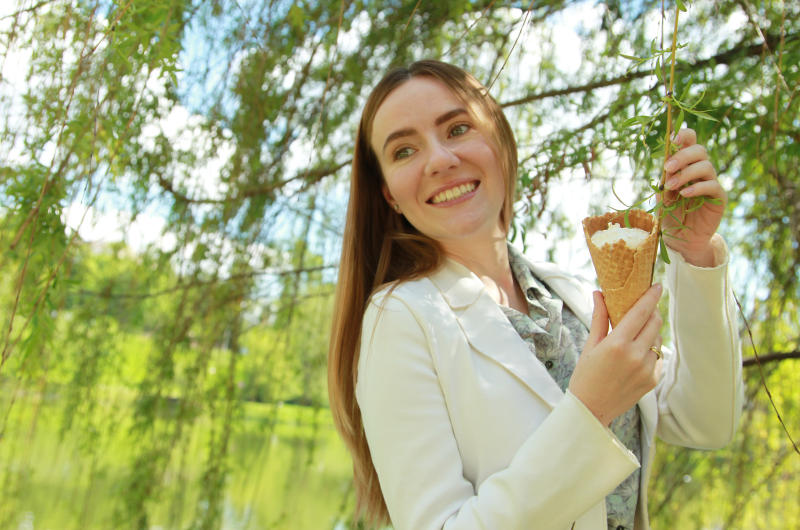 У иностранных туристов наибольшим спросом пользуется пломбир в вафельном стаканчике. Фото: Наталья Нечаева