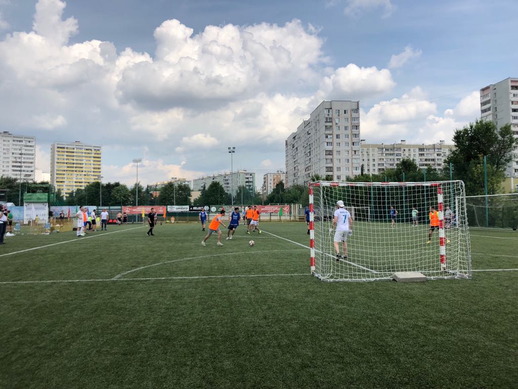 Тематический футбольный турнир провели в Московском