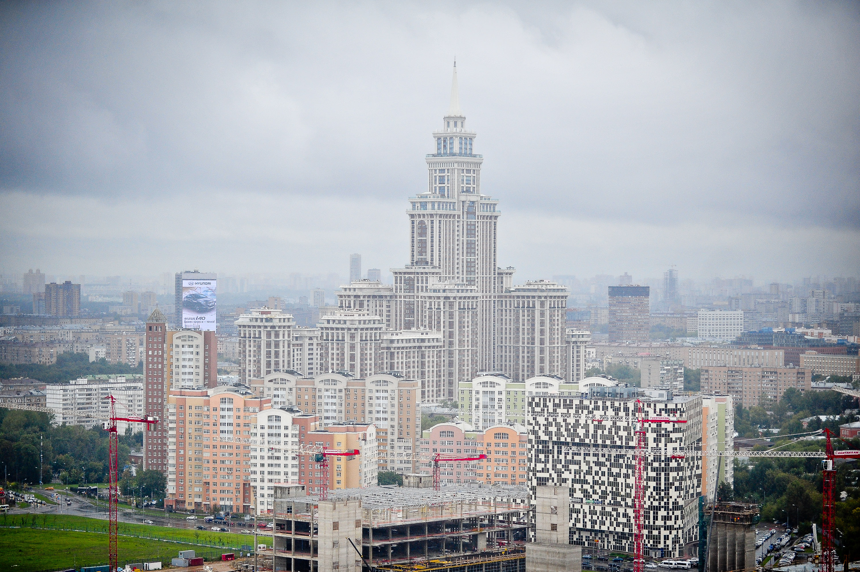 Предпоследний день лета принес в Москву «желтый» уровень опасности погоды