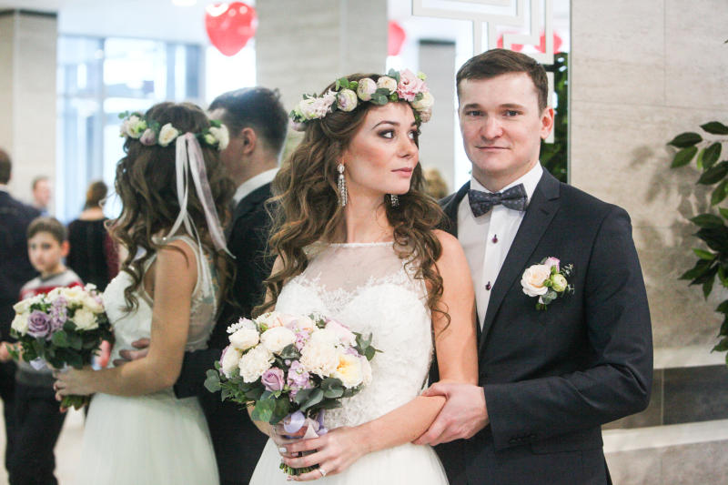 Москвичи приурочили свадьбы ко Дню города