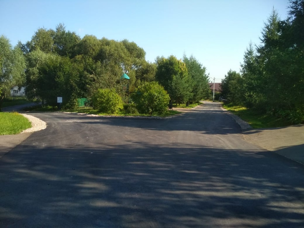 Дороги отремонтировали в деревне Юрово