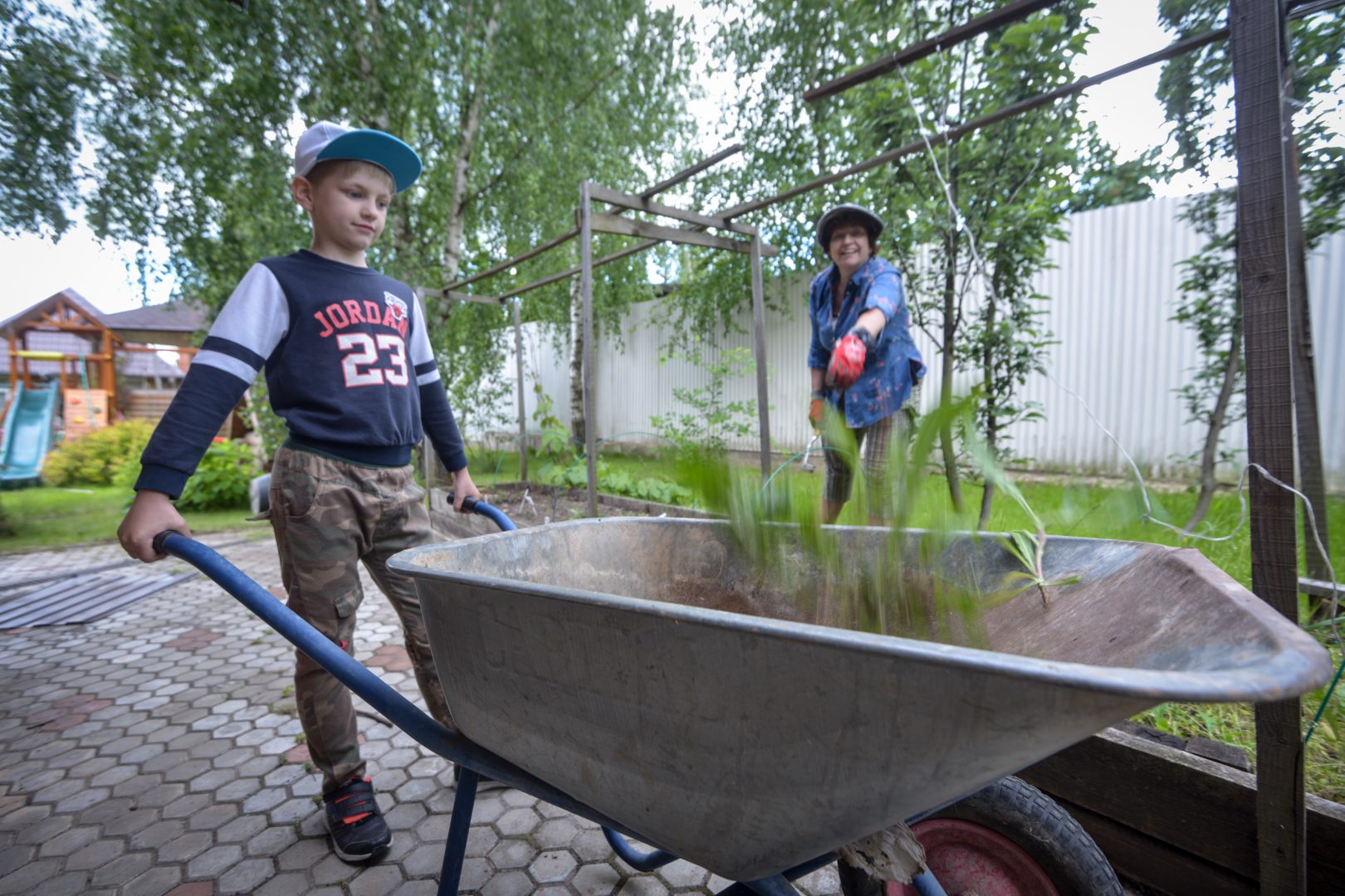 Школьники из Внуковского поучаствовали в сборе урожая. Фото: архив, «Вечерняя Москва»