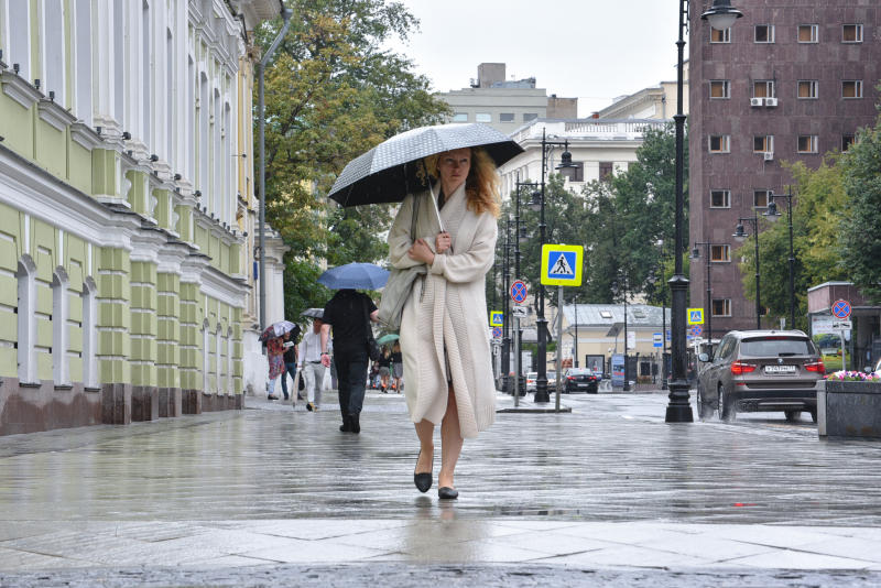 Москвичам пообещали небольшой дождь в четверг