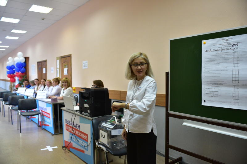 В Москве явка на выборах мэра осталась на уровне 2013 года