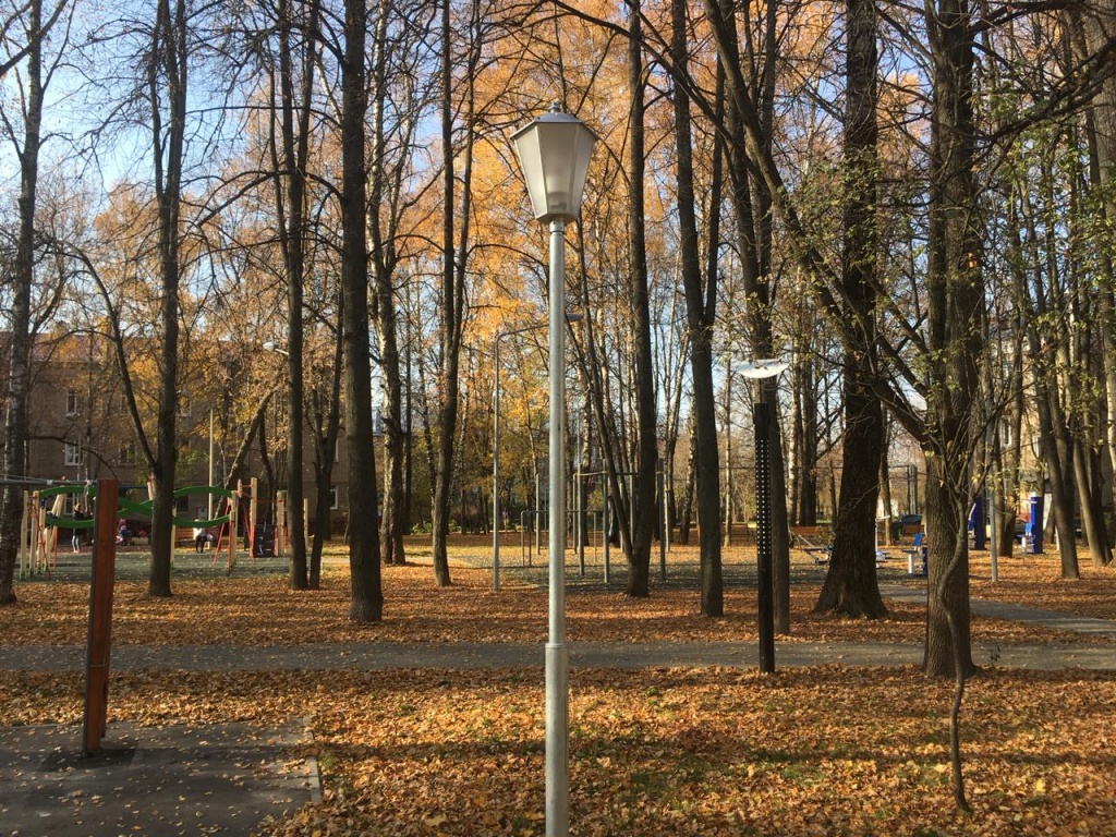 Уличные фонари установили в Десеновском
