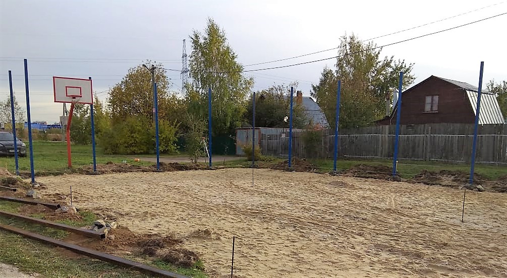 Площадки для отдыха и спорта оборудуют в Старосырово. Фото: администрация поселения Рязановское