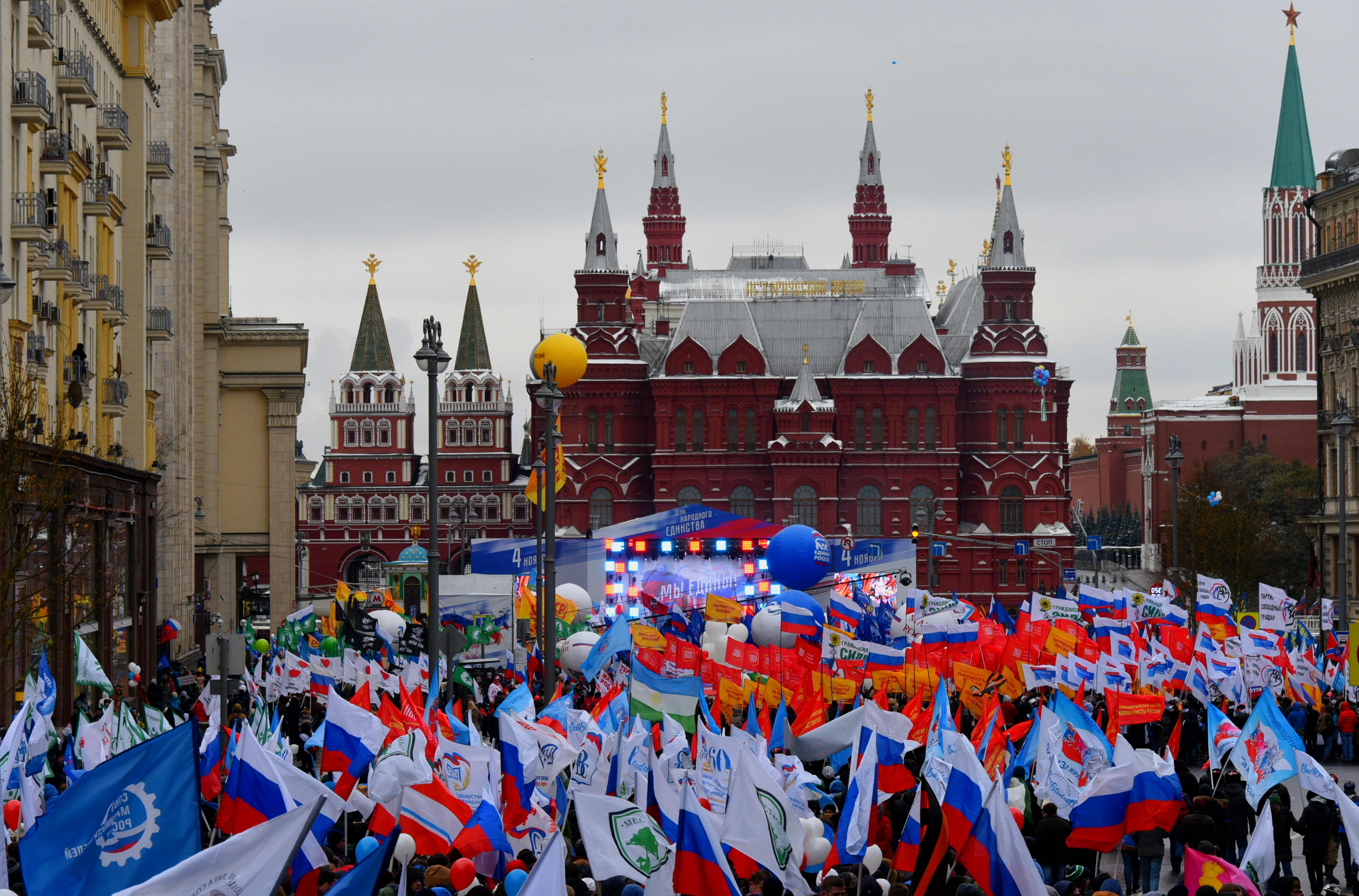 На Красной площади пройдут праздничные гуляния. Фото: Владимир Новиков