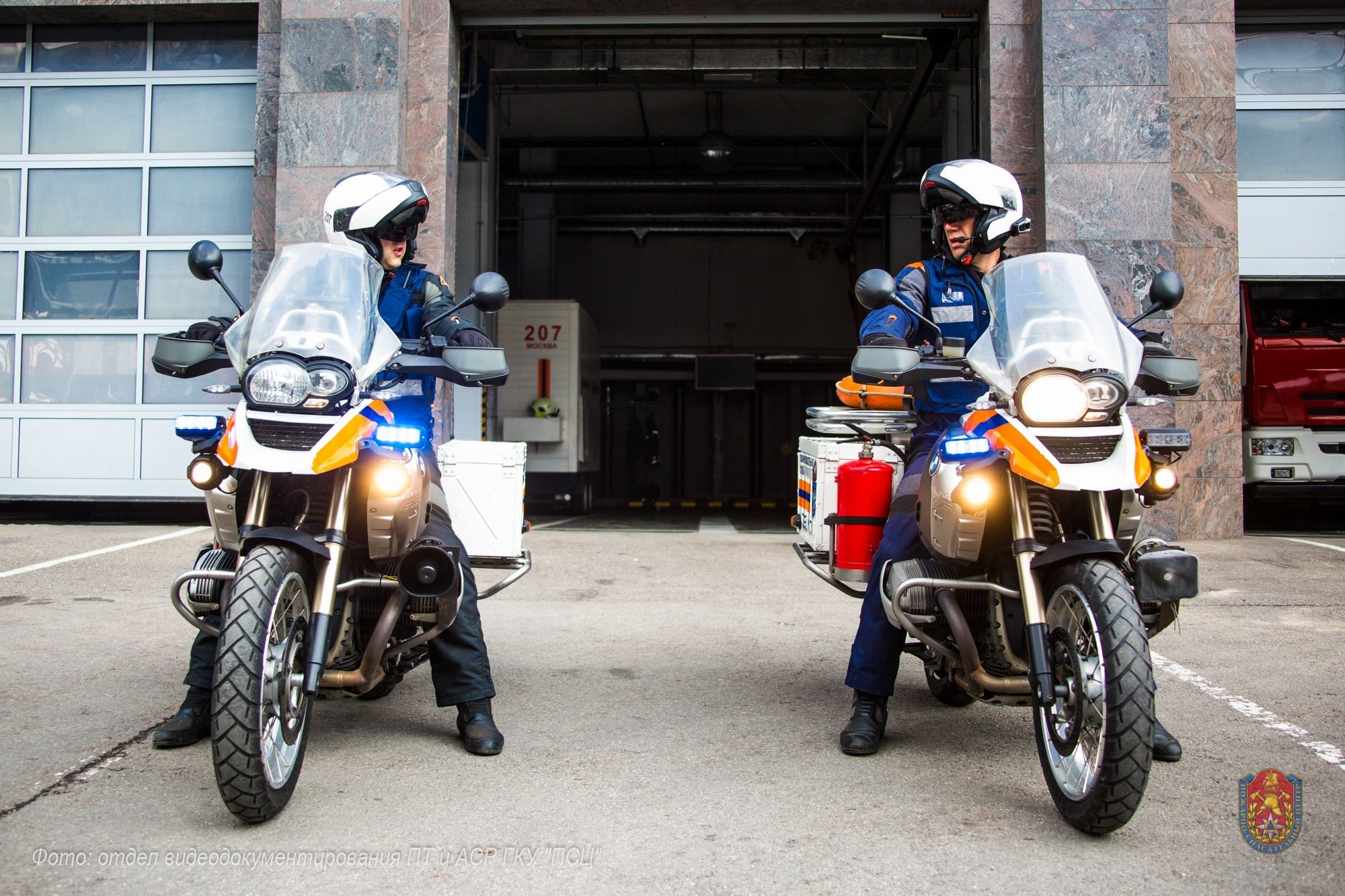 Новые подразделения спасателей на мотоциклах