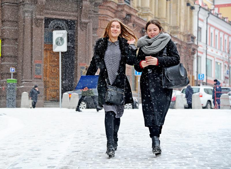 Снегопад в Москве сохранится до понедельника